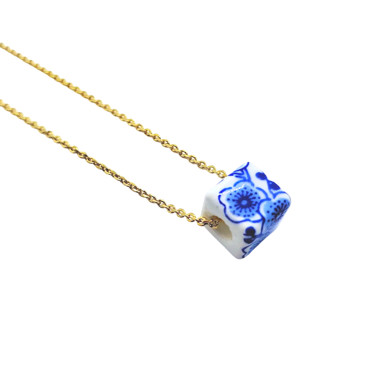 Santorini Flowers Protection Necklace