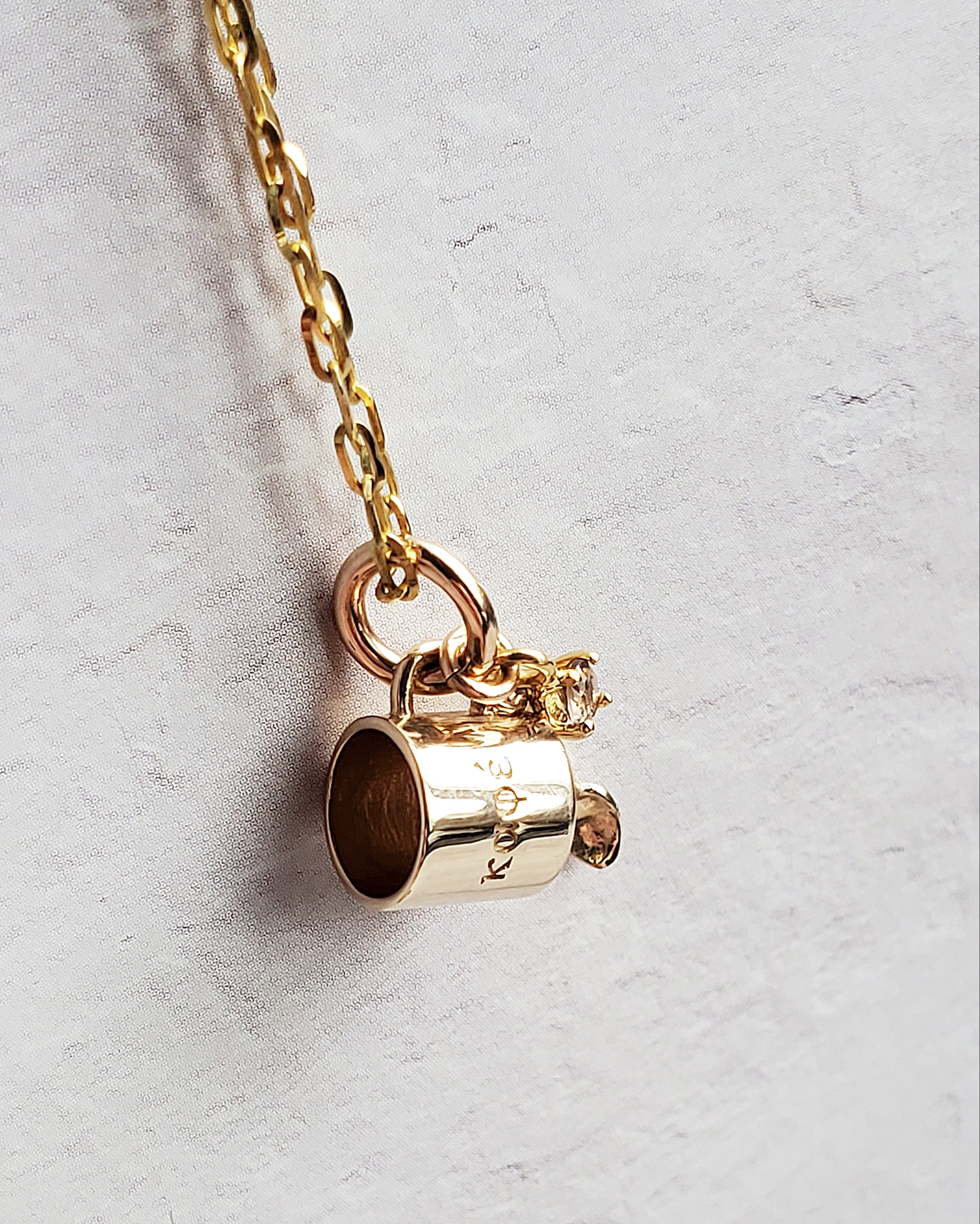 Kafe Cup and Spoon Charm