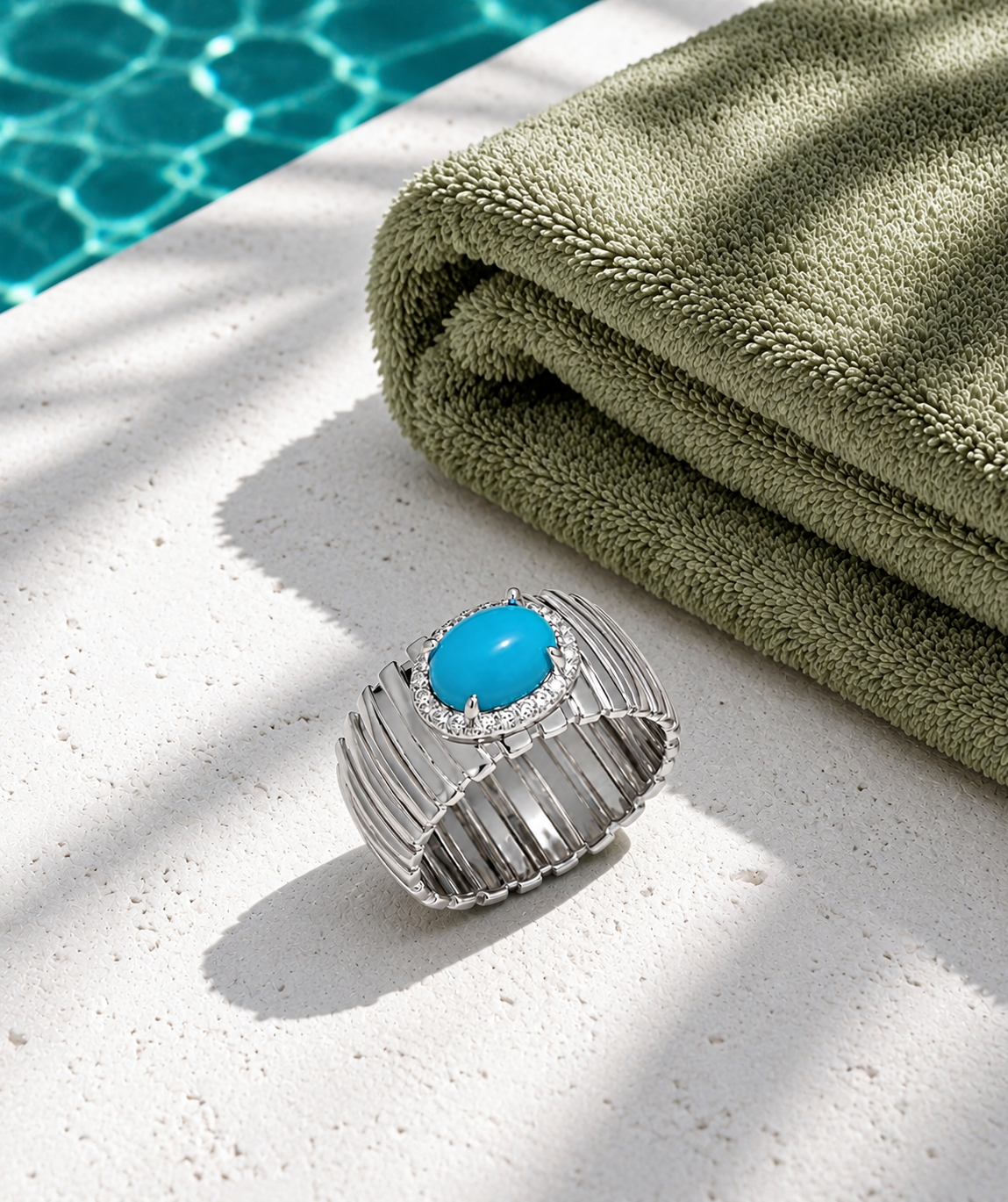 Tinos Turquoise Ring