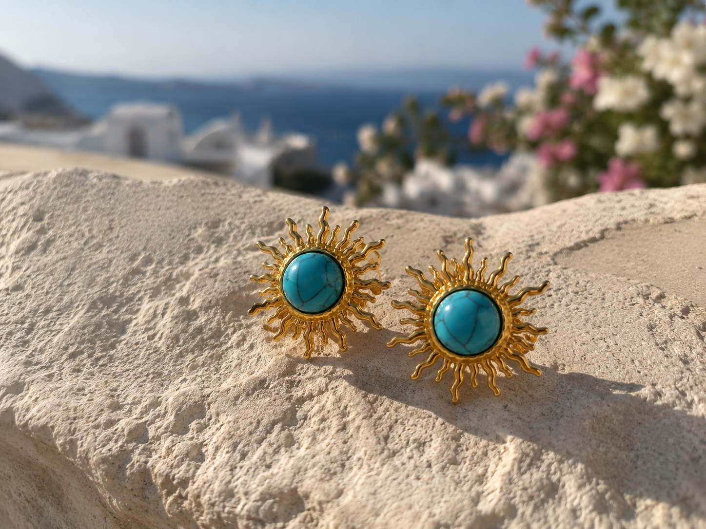 Ilios Turquoise Studs