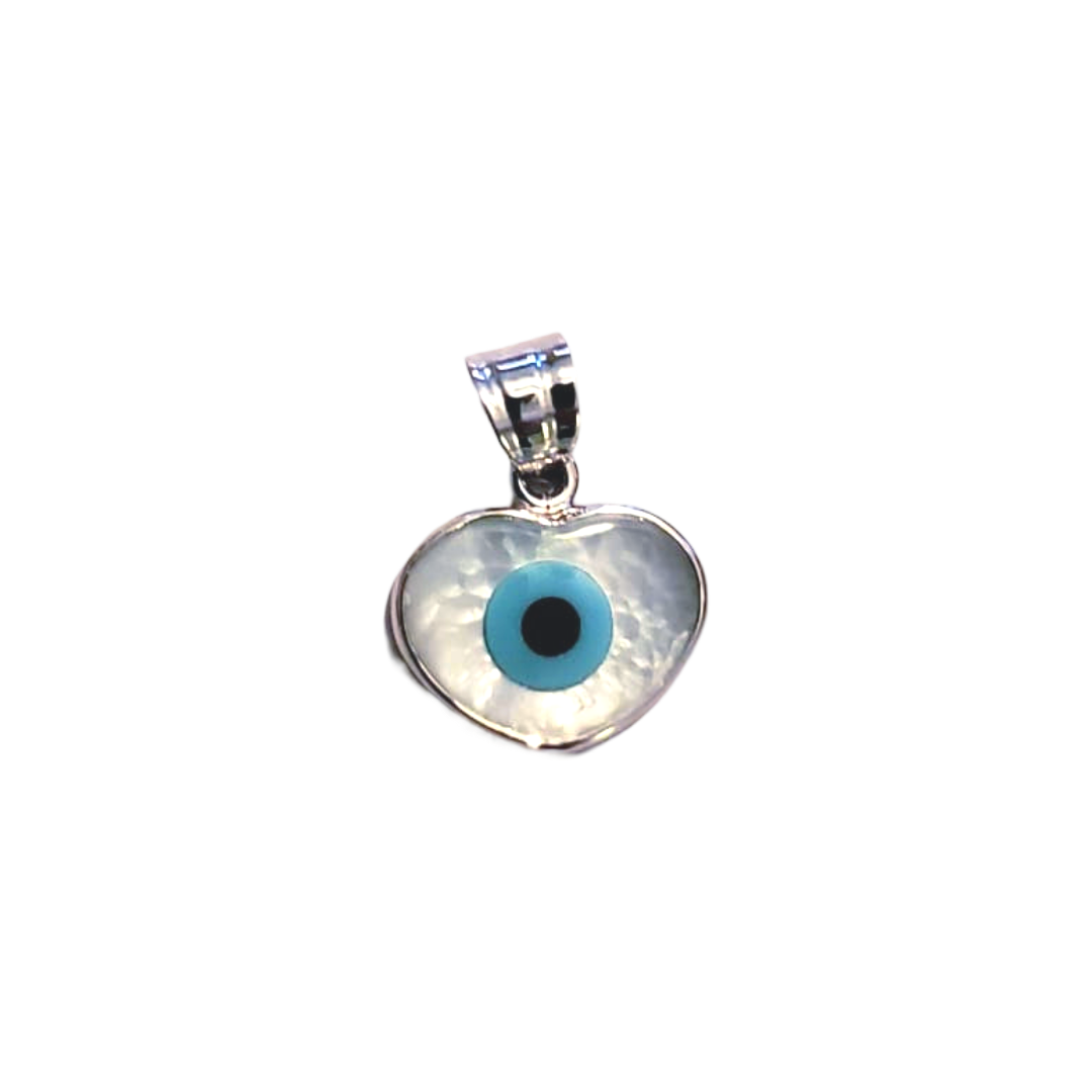 Heart Evil Eye Charm