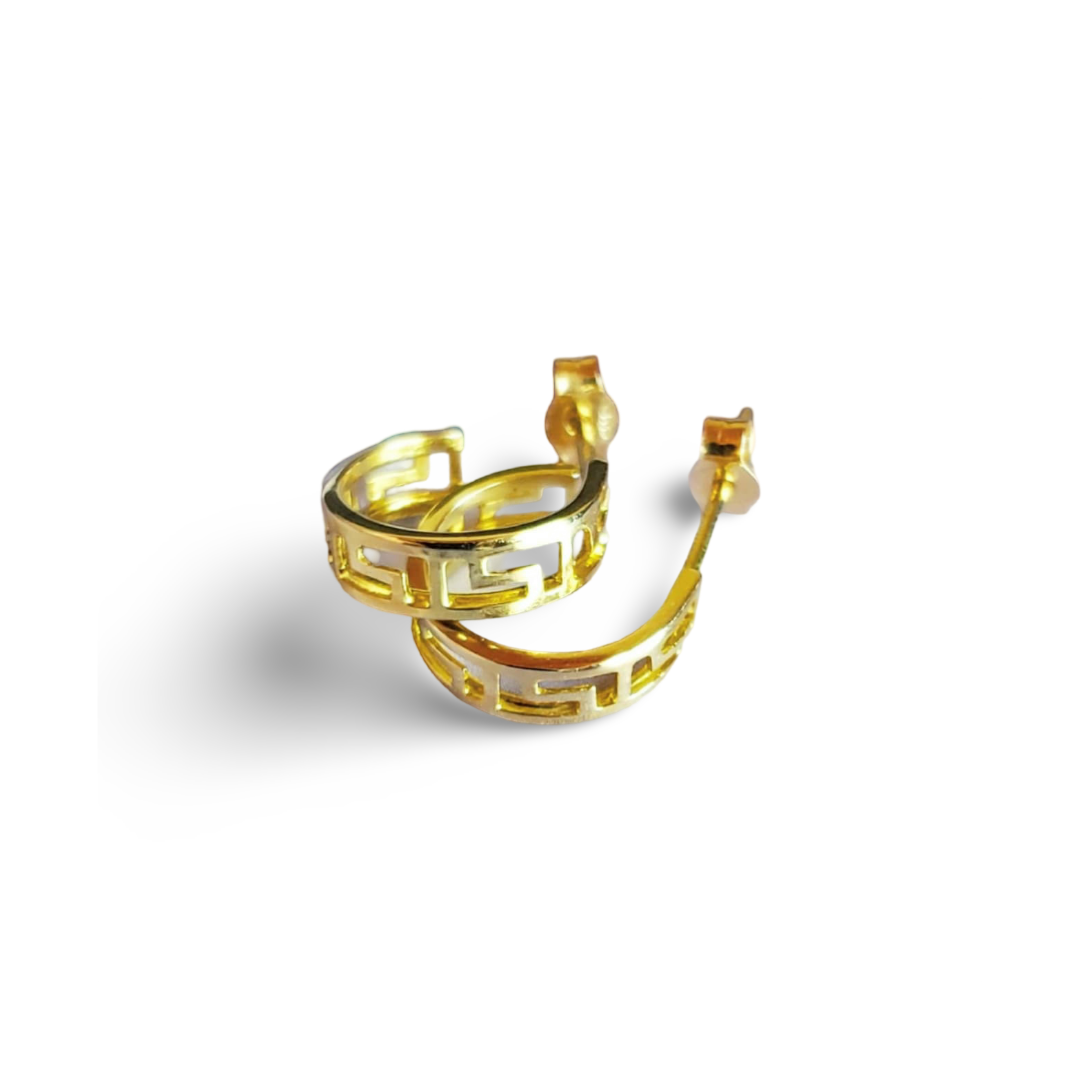 Meandros Huggie Earrings