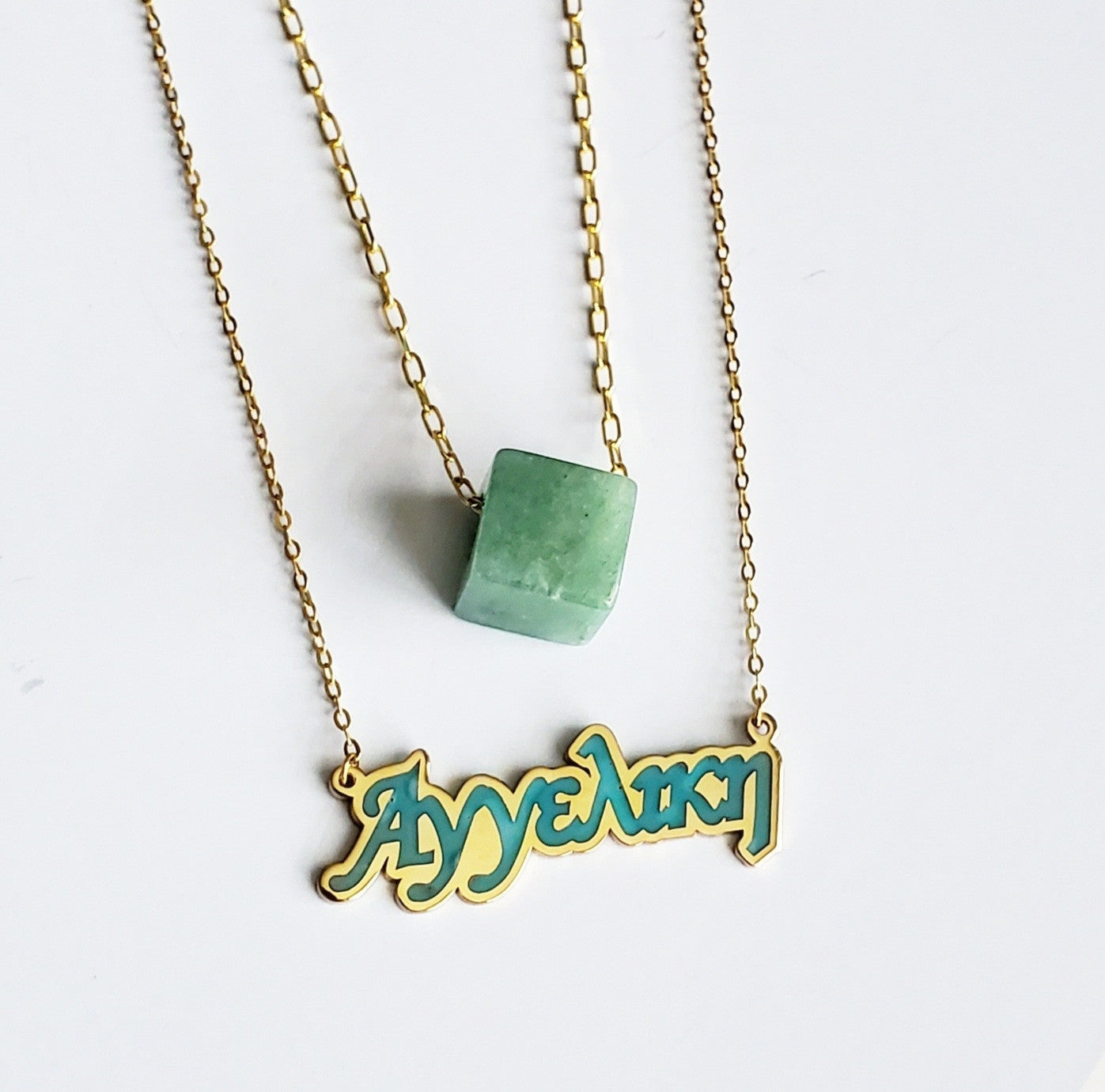 Custom Turquoise Name Necklace