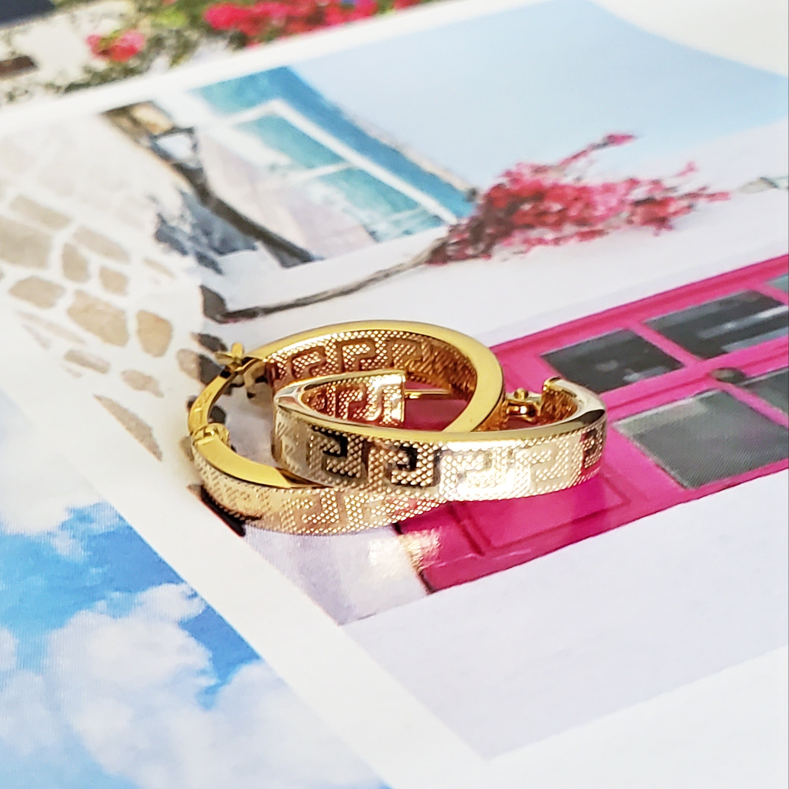 Hellenic Hoop Earrings