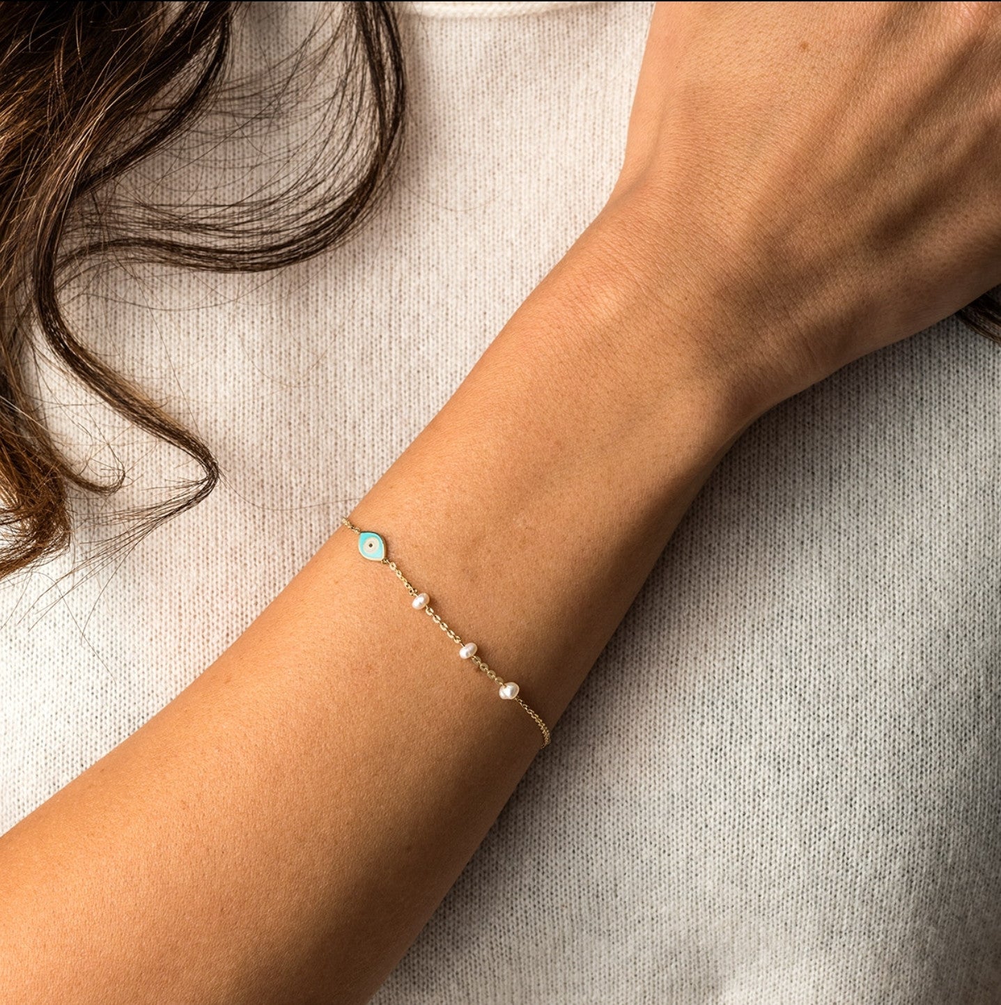 Turquoise "Mati Tria" Bracelet