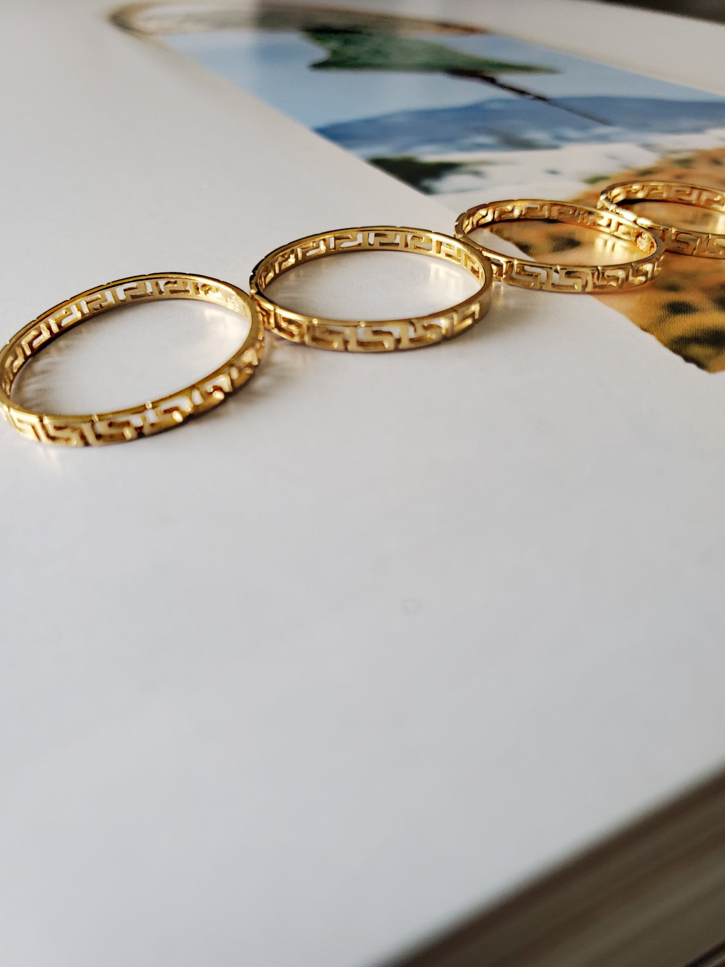 Meandros Infinity Ring