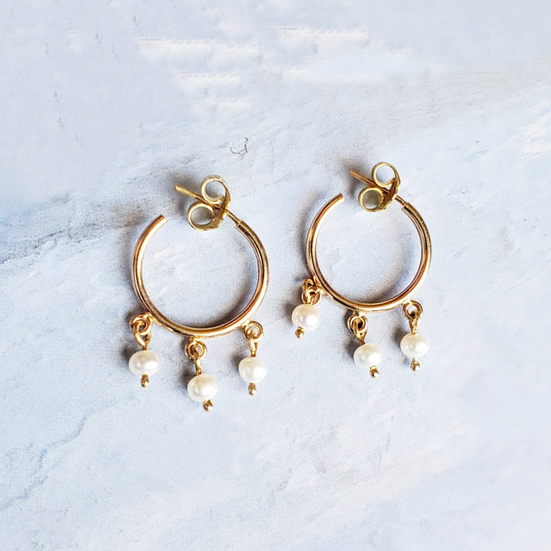 Paros Pearl Earrings