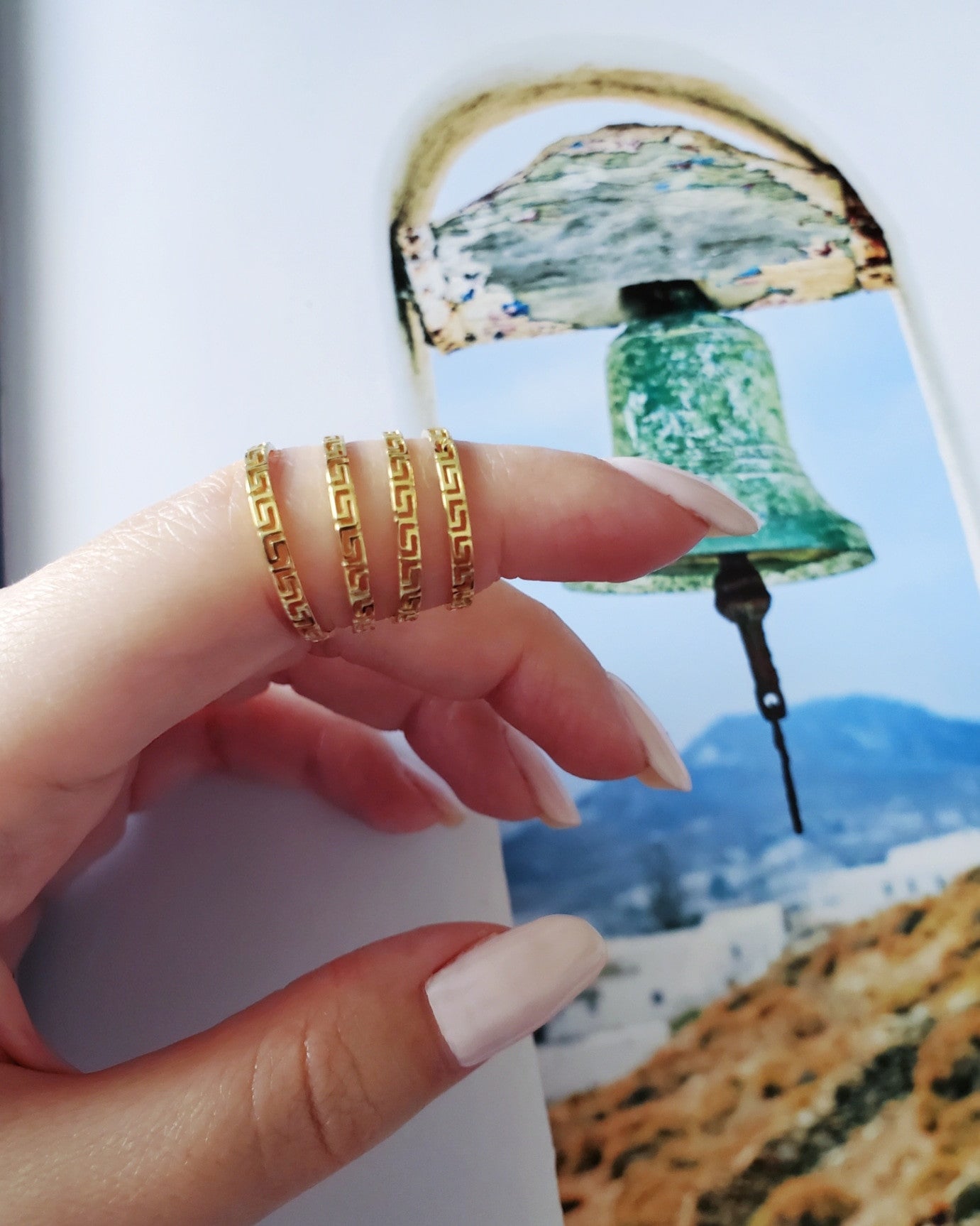 Meandros Infinity Ring