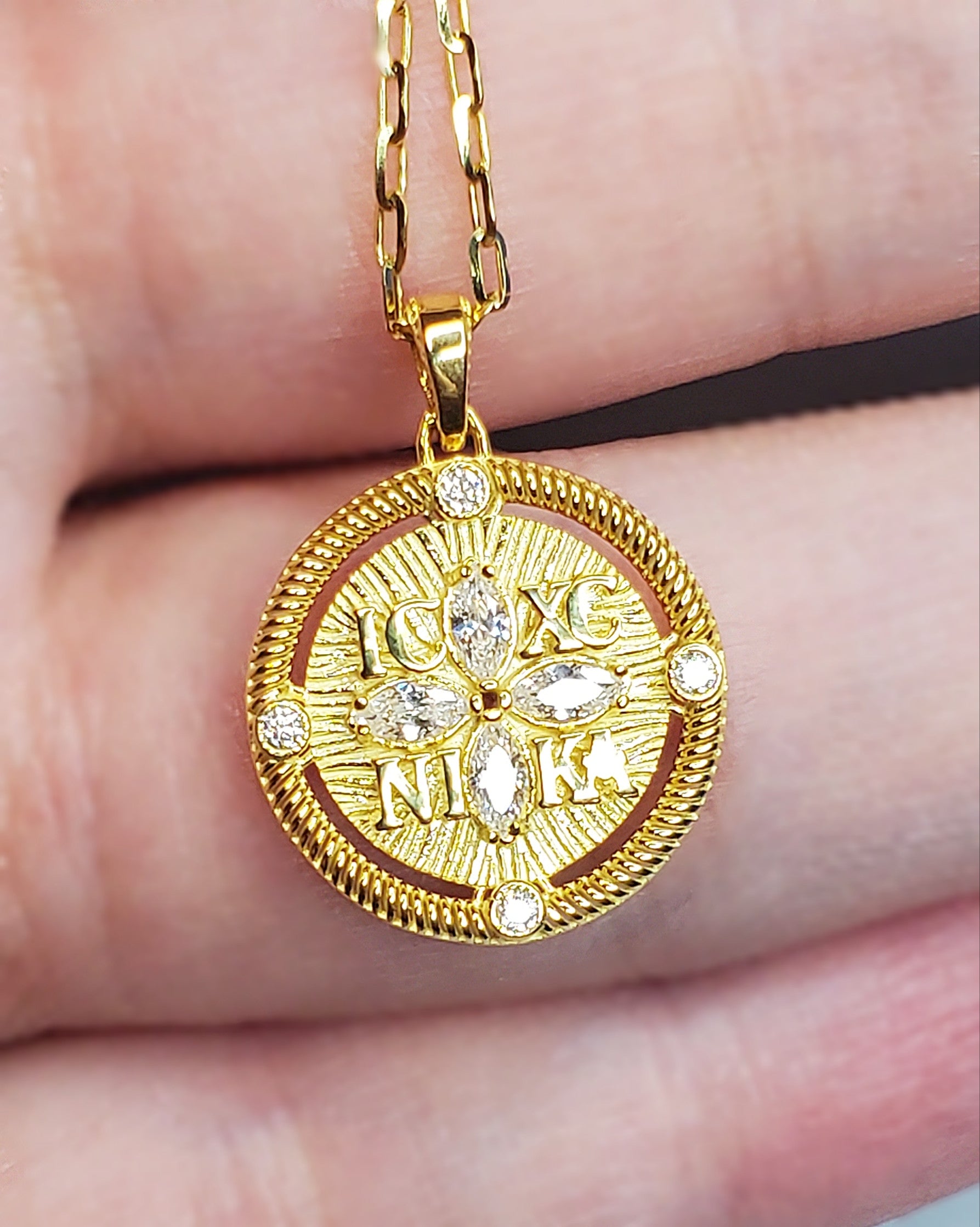 Double-sided Konstantinato Cross