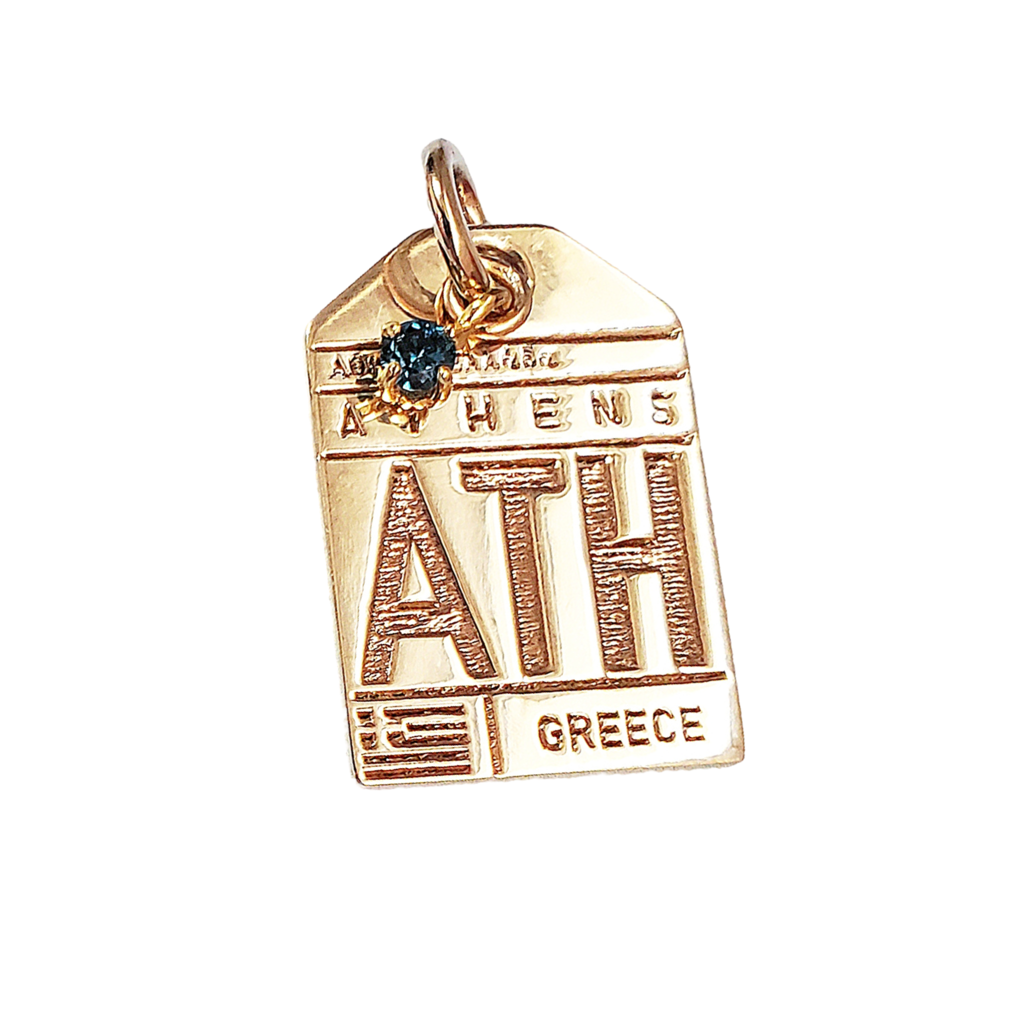 Blue Diamond Athens Luggage Tag