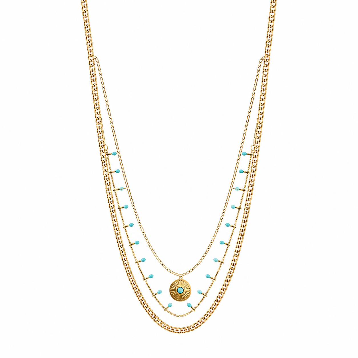 Aegean Sunstack Necklace