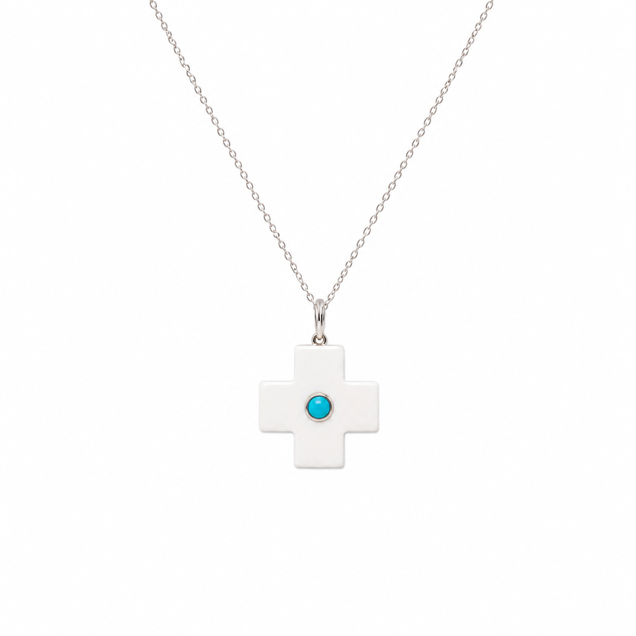 14k White Gold Chain