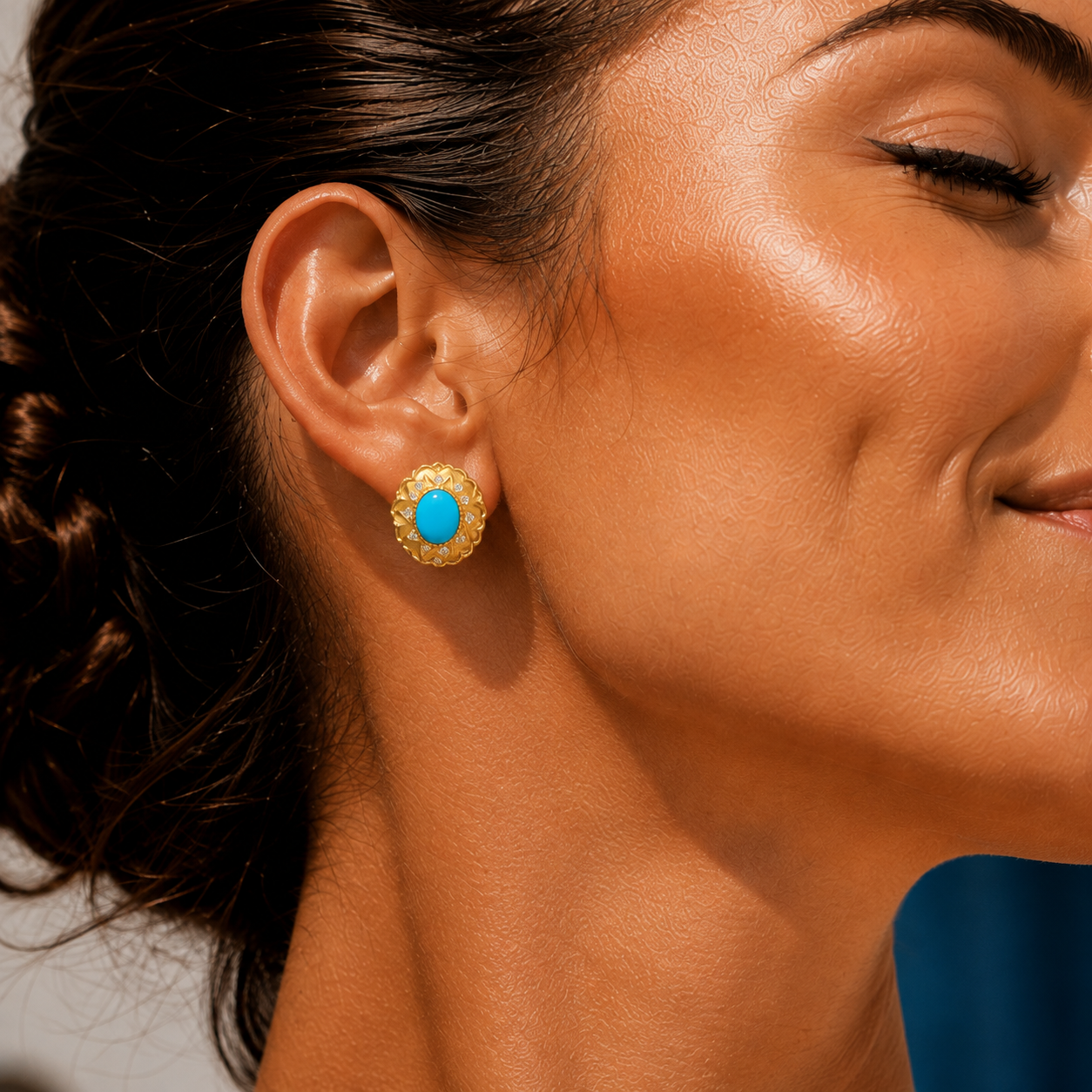 Turq of the Town Earrings