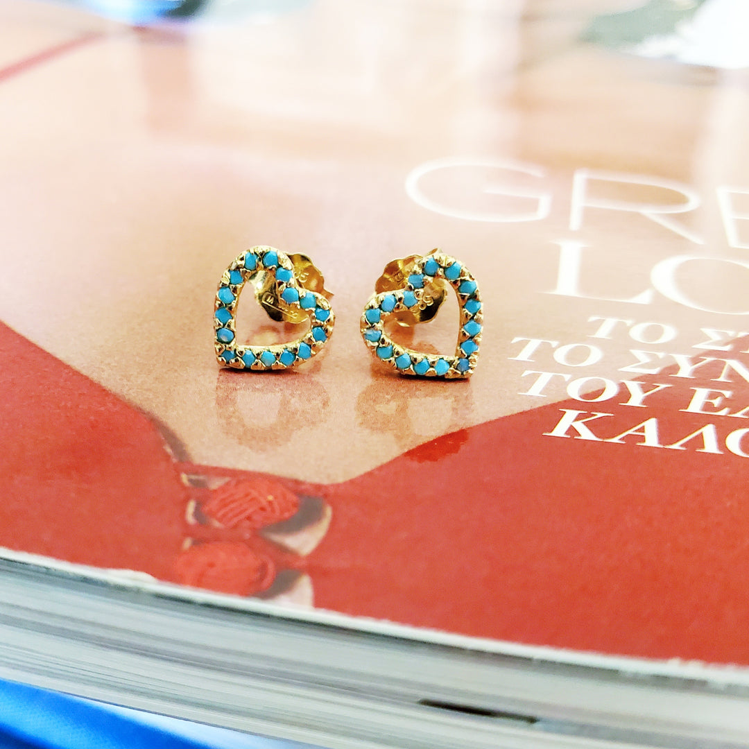 Eros Island Stud Earrings